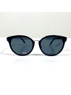Givenchy 55mm Special Fit Gradient Oval Sunglasses Black Gray NWT GV 7115/F/S